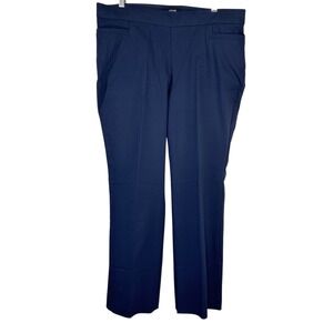 Apt 9 Modern Fit Blue Stretch Straight Leg Pull On Work Pants‎ Women's 12 Petite